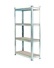 Scaffale 4 Ripiani Metallo