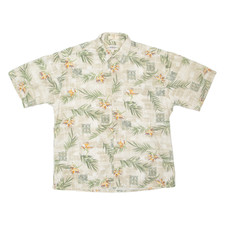 Camicia Hawaiian Da Uomo Beige