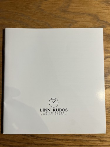 Manuale uso linn kudos - manuale,