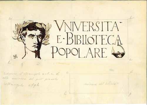 Bozzetto originale universita - bozzetto,