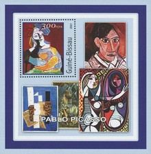 Pablo Picasso Stamp Famous Art