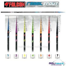 CANNA PESCA TROTA FALCON REBEL TROUT 7 AZIONI CIMINO PIENO AZIONE PROGRESSIVA