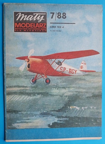 Mały modelarz 1988 aereo - mały, 7/1988