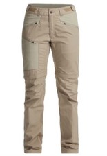 Lundhags Tived Cerniera Spento Pantaloni Donne da Con Funzione Trekking Sabbia