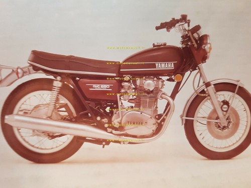 Yamaha 650 1974 positivo - tx, a