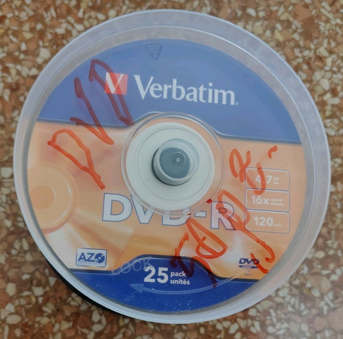 Dvd verbatim vergini 16x - 50,