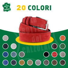 Cinture uomo camoscio artigianale made in Italy
