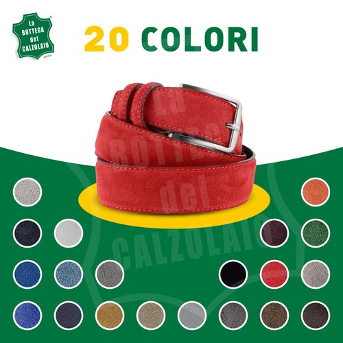 Cinture uomo camoscio