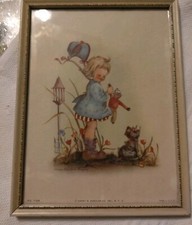 Girl & Dog Framed Print Marion