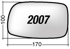 Vetro SPECCHIO RETROVISORE