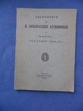 ASTRONOMIA-CALENDARIO OSSERVATORIO ASTRONOMICO DI NAPOLI PER IL 1934