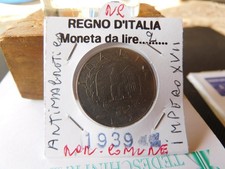 * REGNO D'ITALIA * 2 LIRE .IMPERO  ANTIMAGNETA 1939  NC* VITTORIO EMANUELE III *