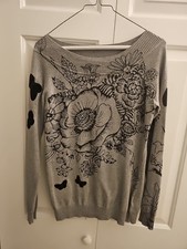 DESIGUAL Womens Top Grey Long