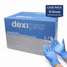 Guanti in nitrile blu DexiPro
