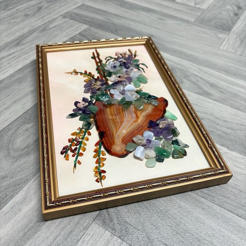 Quadro vintage pietra preziosa
