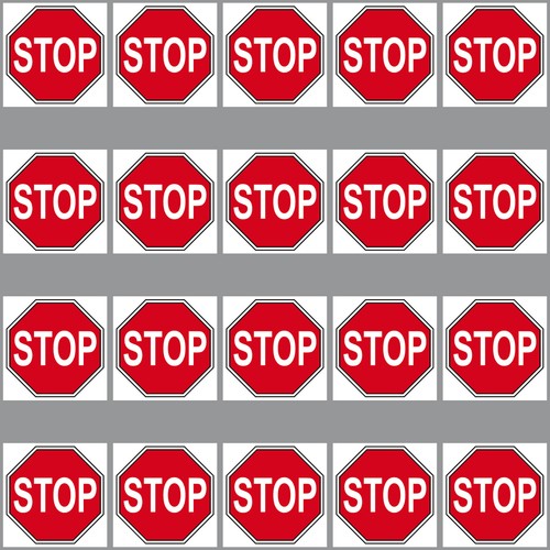 Adesivi stop insegna - 20, 3