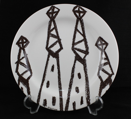 Piatto decorativo modernista