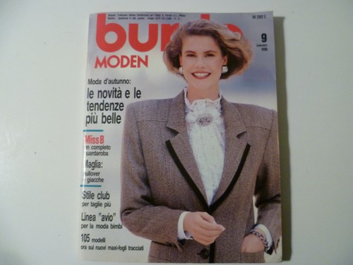 Burda moden m2017e sett 1988 - 1988,
