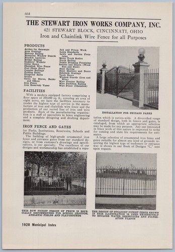 1928 stewart iron works - stewart,