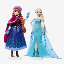 Mattel Disney100 Frozen Anna ed Elsa set bambola da collezione HLX70 SIGILLATO NUOVO CON SCATOLA