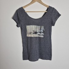 T-shirt manica corta Bench Y2K XS grigia grafica skateboard