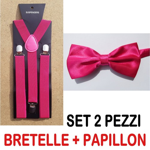 Bretelle papillon uomo donna - +,