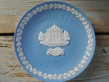 WEDGWOOD NATALE 1985 TATE GALLERY PIATTO JASPER WARE PORCELLANA CAMMEO 