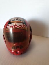RARE GILLES VILLENEUVE POSACENERE Replica Casco Rosso SMEG LABATT PRA ITALIA