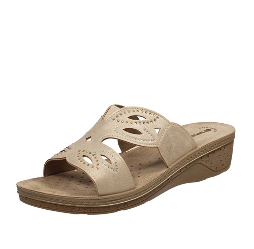 Inblu ciabatte con zeppetta - con,