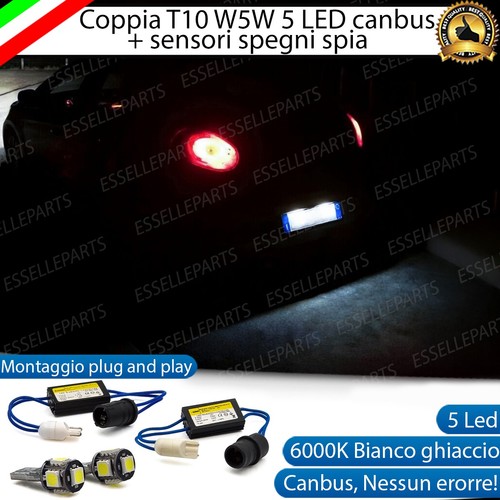 Coppia luci targa led - targa,