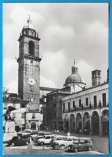 Massa Pontremoli Piazza della Repubblica FG cartolina vintage postcard MA2161
