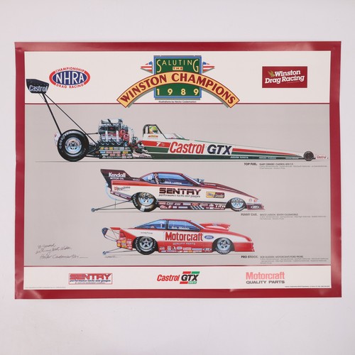 Poster nhra winston drag - poster,