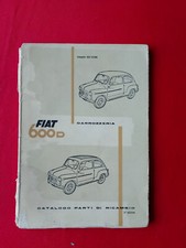 FIAT 600 D CATALOGO LIBRETTO