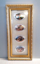 Quadro in Argento, Le 4 Stagioni, 51 x 24, Arredamento classico Elegante. Ag 925