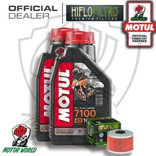 KIT TAGLIANDO 2 LITRI OLIO MOTUL 7100 10W50 FILTRO  Kawasaki KLX 250 1994 1995 
