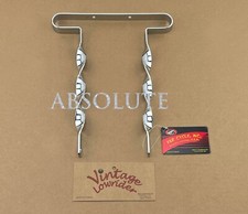 PARAURTI ANTERIORE/POSTERIORE VINTAGE LOWRIDER 12" LUNGO PIATTO RITORTO CROMATO PER BICICLETTA 20".