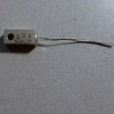 Transistor NPN al germanio AC187K con dissipatore di calore - vintage RARO