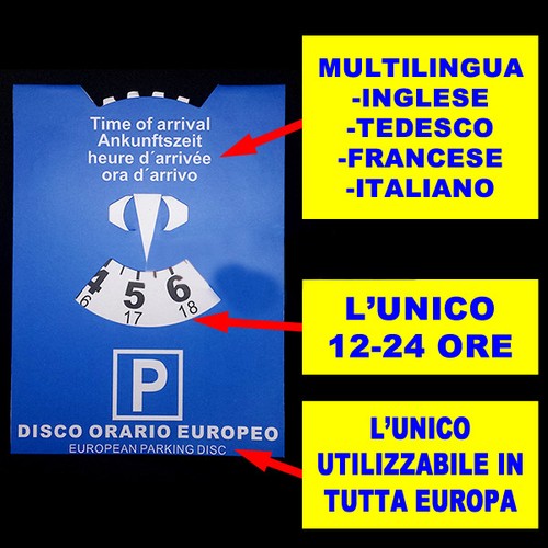 Disco orario sostare - disco,