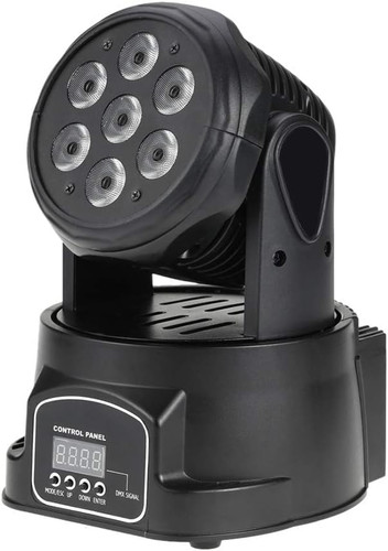 Testa mobile led - 70w, rgbw