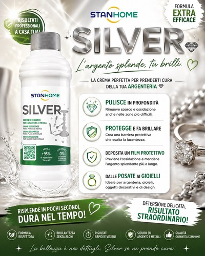 Stanhome silver crema - silver,