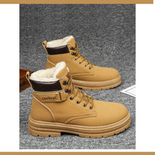 Botas Amarillas en Cuero Piel