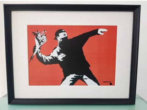 Banksy love the - is, air