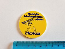 ADESIVO DOKA IN PLASTICA DURA VINTAGE ORIGINALE