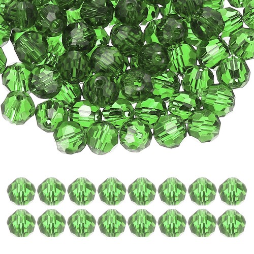 10mm faceted glass beads - faceted,
