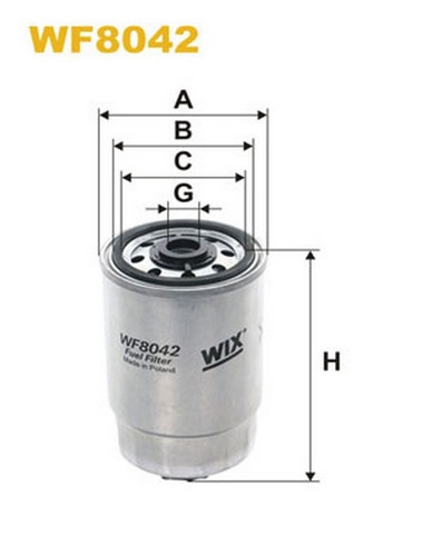 Wf8042 filtro carburante - wf8042,