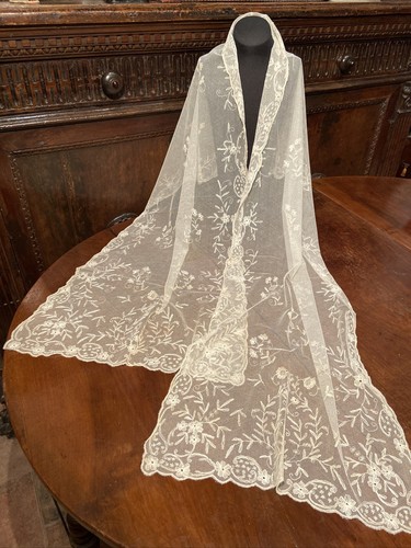 Antico velo sciarpa sposa - antico,