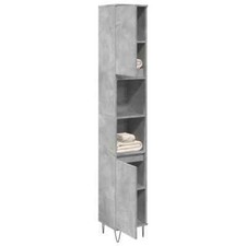 Armadietto Bagno Grigio