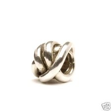 AUTHENTIC TROLLBEADS ORIGINAL SILVER LUCKY KNOT TAGBE-10049 NODO DELLA FORTUNA