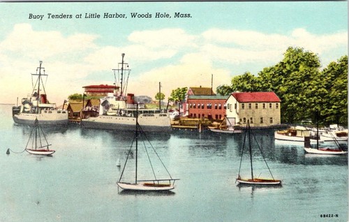 Cartolina woods hole ma - woods,