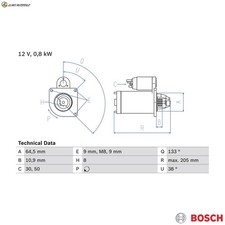 MOTORINO AVVIAMENTO 0 986 024